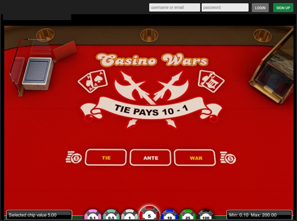 Casino War Online