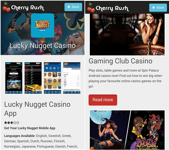 Cherry Rush App for Canadians