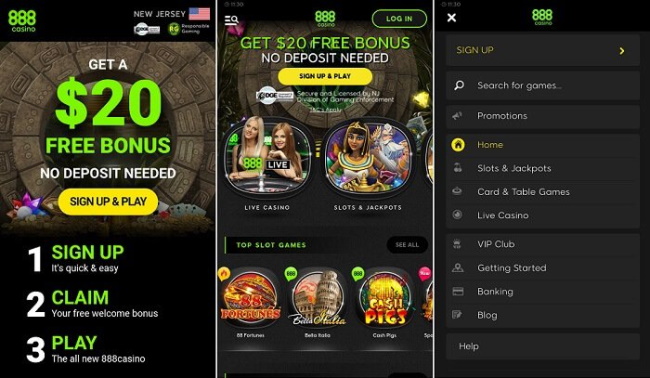 Features of 888casino App