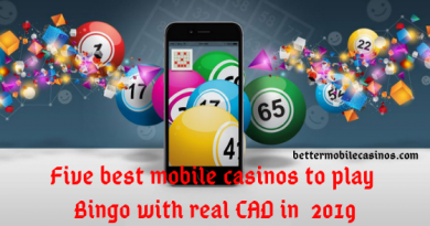 Five best mobile casinos to play Bingo with real CAD in 2019