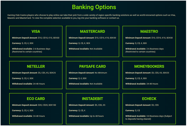 Instadebit Canada Casino