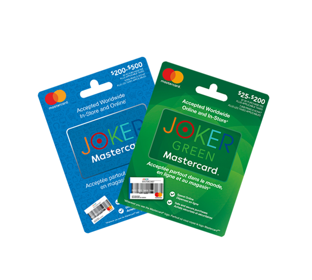 Joker prepaid mastercard