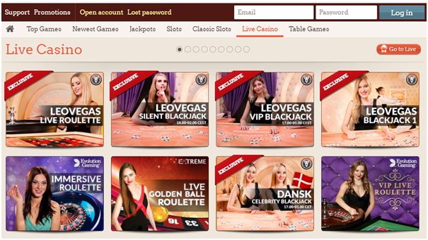 Leo Vegas online casino 