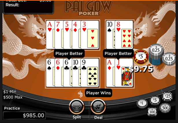 Pai gow online