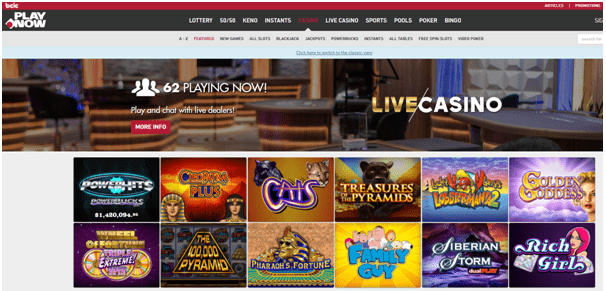 Play Now Casino Games