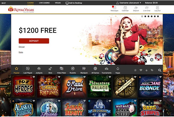 Royal Vegas Casino Canada slots to play