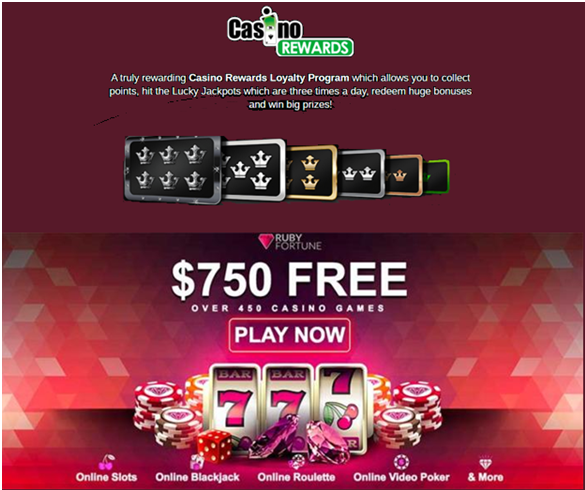 What is the Loyalty program for Canadians at Ruby Fortune Online Casino