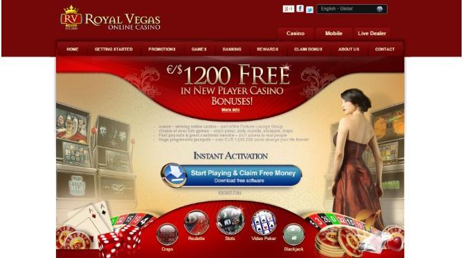 royal vegas 1200 bonus